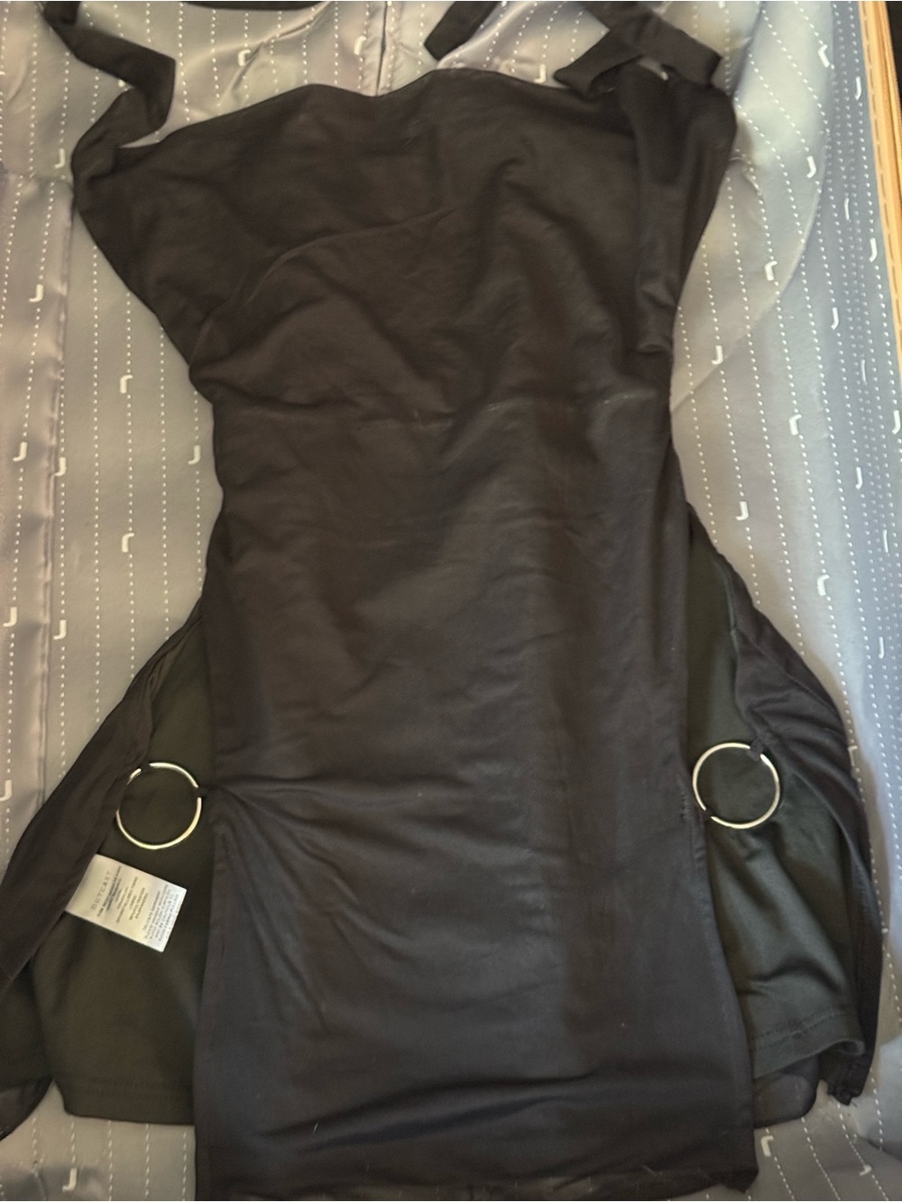 Outcast Clothing side split micro mini dress